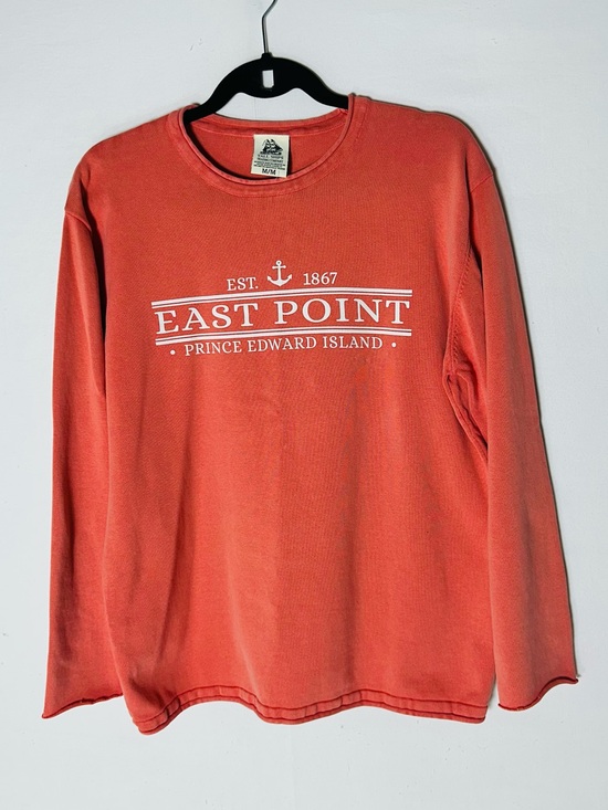 Tall Ships Trading Company Tops - Tall Ships Trading Company PEI East Point Coral Cotton Crewneck Sweatshirt M